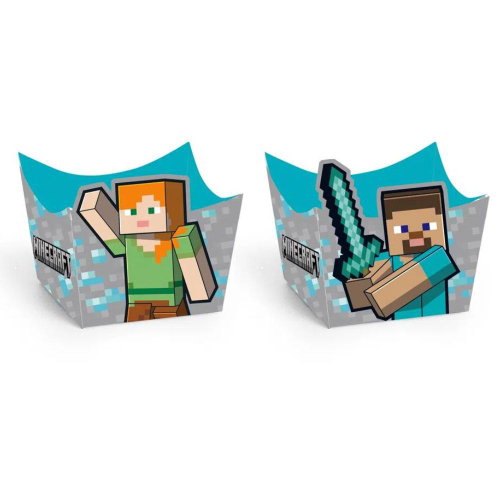 Boneco Blocos De Montar Steve Armadura Diamante Minecraft no Shoptime