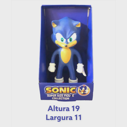 Boneco Sonic Articulado Grande Original Brinquedo em Promoção na Americanas