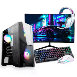 Pc Gamer Completo Ryzen 5 5600G, 16GB ram, ssd 480Gb + Monitor 21.5 + Kit Gamer, Black Hawk é boa?