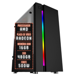 Pc Gamer 3green Expert Processador amd com 10 núcleos 16GB ram Placa de vídeo Radeon ssd 480GB Fonte 500W 3GE-004 é boa?