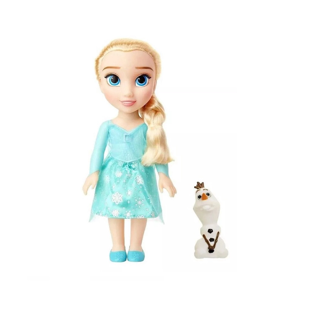 Boneca Disney Elsa Frozen Original Articulada Vinil 30cm Acompanha Olaf 8cm  Brinquedo Crianças Detalhes Desenhos Flocos De Neve No Vestido Azul Selo  Inmetro Bonecas Brinquedos Mimo Toys