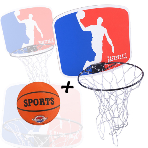 Kit Tabela Aro Rede Basquete + Bola Oficial 7 + Mini Bola 5 no Shoptime