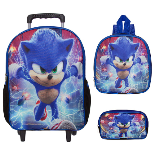 Kit Mochila de Rodinhas Infantil Sonic 2 + Boneco Pelúcia em Promoção na  Americanas