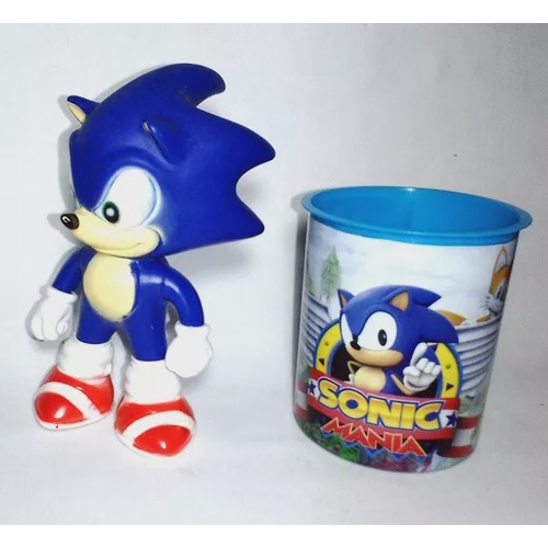 Boneco Sonic Azul Generation Desenho Gamer em Promoção na Americanas