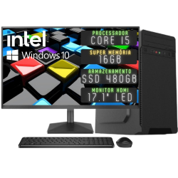 Computador Completo 3green Desktop Intel Core i5 16GB Monitor hdmi ssd 480GB Windows 10 3D-056 é boa?