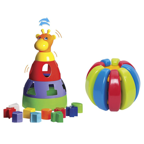 Brinquedo Educativo Bebe Caminhao Didatico Rosa - Super Toys