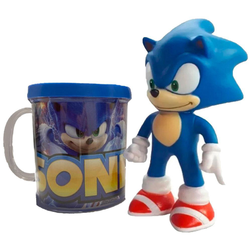 Boneco de Pelúcia Sonic 30 cm no Shoptime