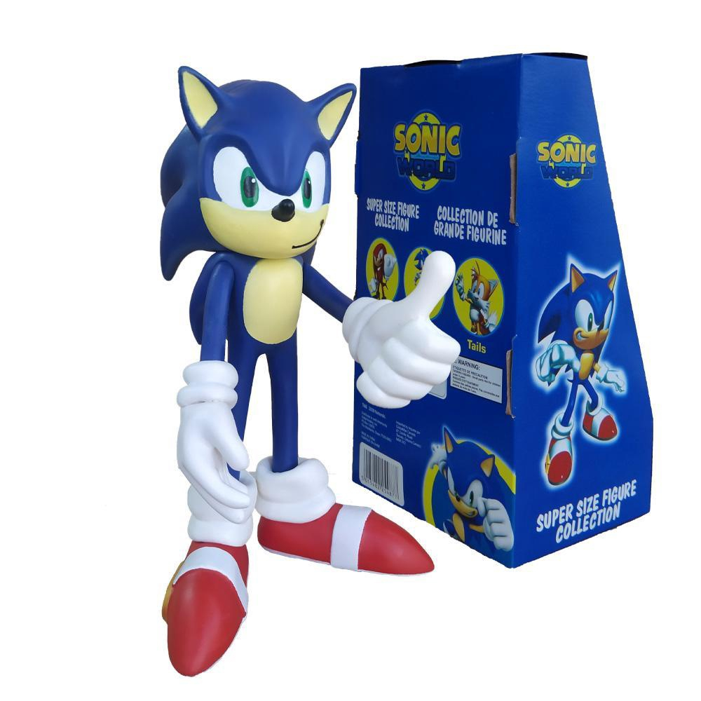 Boneco Sonic Grande Articulado Cm.25 Da Collection - Usado