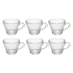 Xícara Para Café De Vidro Marocco 70Ml 6 Peças
