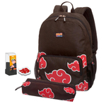 Mochila Infantil Naruto Simbolo Akatsuki Nuvens Escolar Bolsa Menino e  Menina em Promoção na Americanas