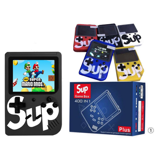 Mini Vídeo Game Portátil Retrô Sup C/ 400 jogos + 1 Controle para