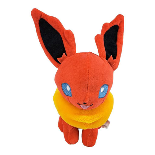 Flareon Evoluções Evolution Eevee Pokemon Pelúcia 20cm