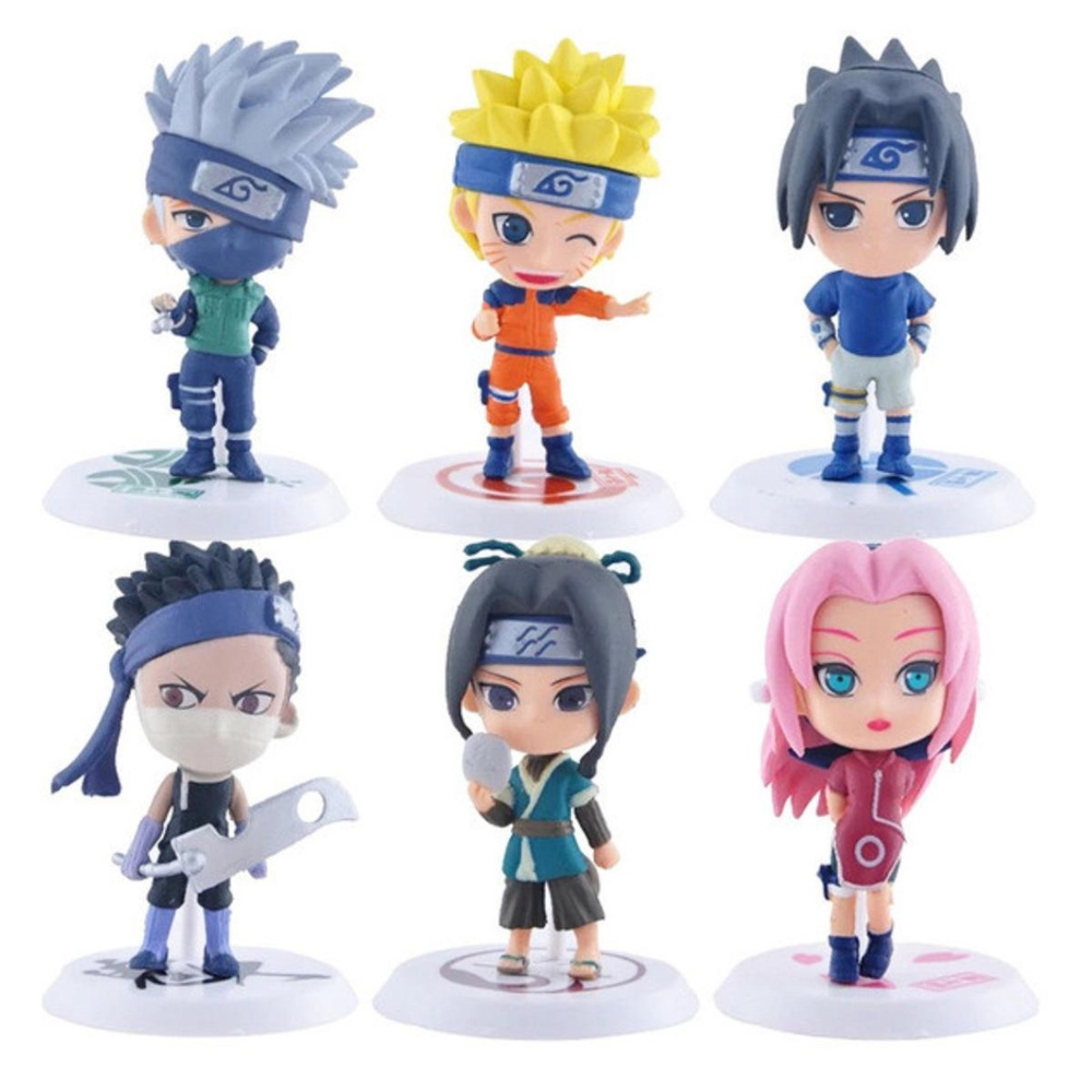 Naruto: 6 action figures para colecionadores e fãs do pequeno