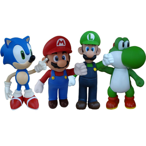 Mario and sonic sales plush