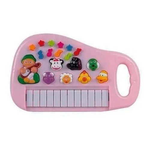 Brinquedo Piano Pianinho Musical Infantil Meninos Meninas Animal Azul na  Americanas Empresas