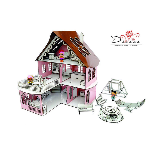 Casa de Bonecas Escala Barbie Modelo Emily Princesa - Darama :  : Brinquedos e Jogos