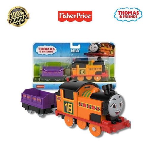 Thomas & Amigos - Trem Motorizado - Nia - HFX93 - Mattel - Real Brinquedos