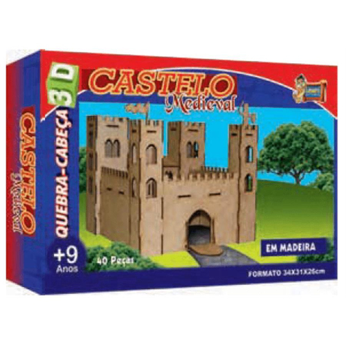 Jogo Super Kit Castelo Encantado - Madeira - Brincadeira de