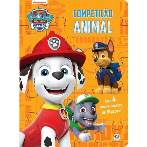 Quebra-Cabeça de Madeira Paw Patrol (Patrulha Canina) 30 pcs - Nig