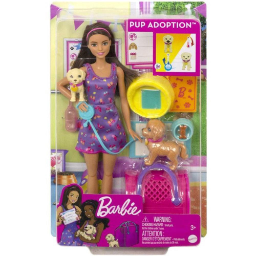 Brinquedos Cachorrinho Mini Pets na casinha da Barbie 3Un - Shop