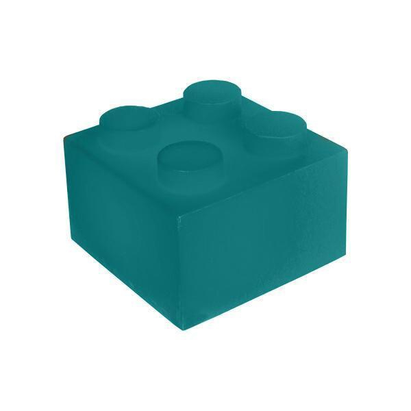 Luminária Abajur De Mesa Grande Bloco Lego Azul | Submarino