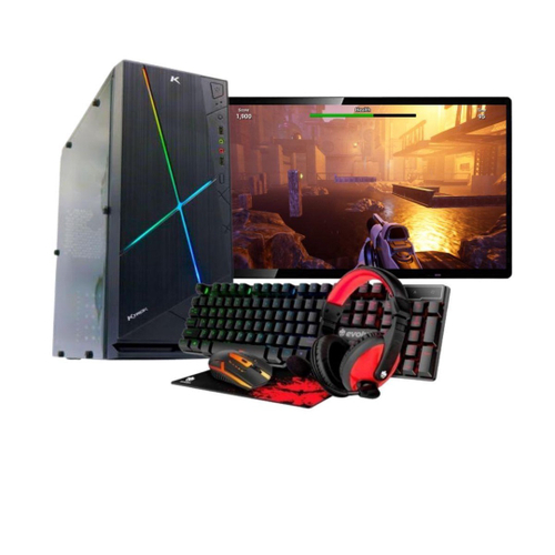 PC Gamer Completo, Intel Core i5, 8GB, Geforce GT 4GB, SSD 240GB, Fonte  500W, Gabinete com 3 fans RGB, Monitor 75Hz HDMI 19.5, EasyPC Play -  Computador Gamer - Magazine Luiza