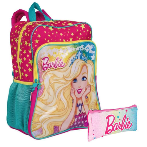 Mochila De Rodinhas Barbie A Princesa E A Pop Star Com Luz em Promoção na  Americanas