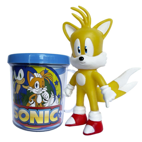 Compre Goo Jit Zu - Boneco Elástico de 12cm do Tails - Sonic aqui