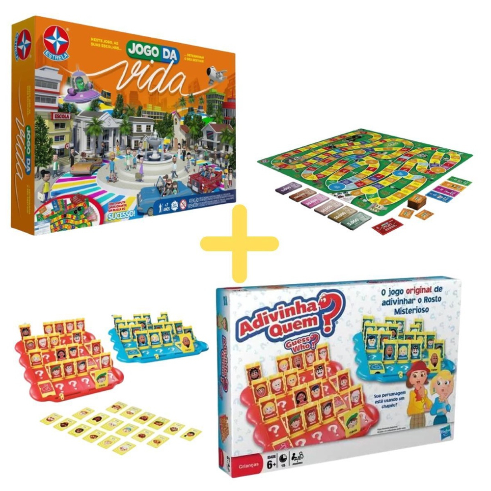 Kit Jogo Da Vida + Detetive Jogos De Tabuleiro Estrela na Americanas  Empresas