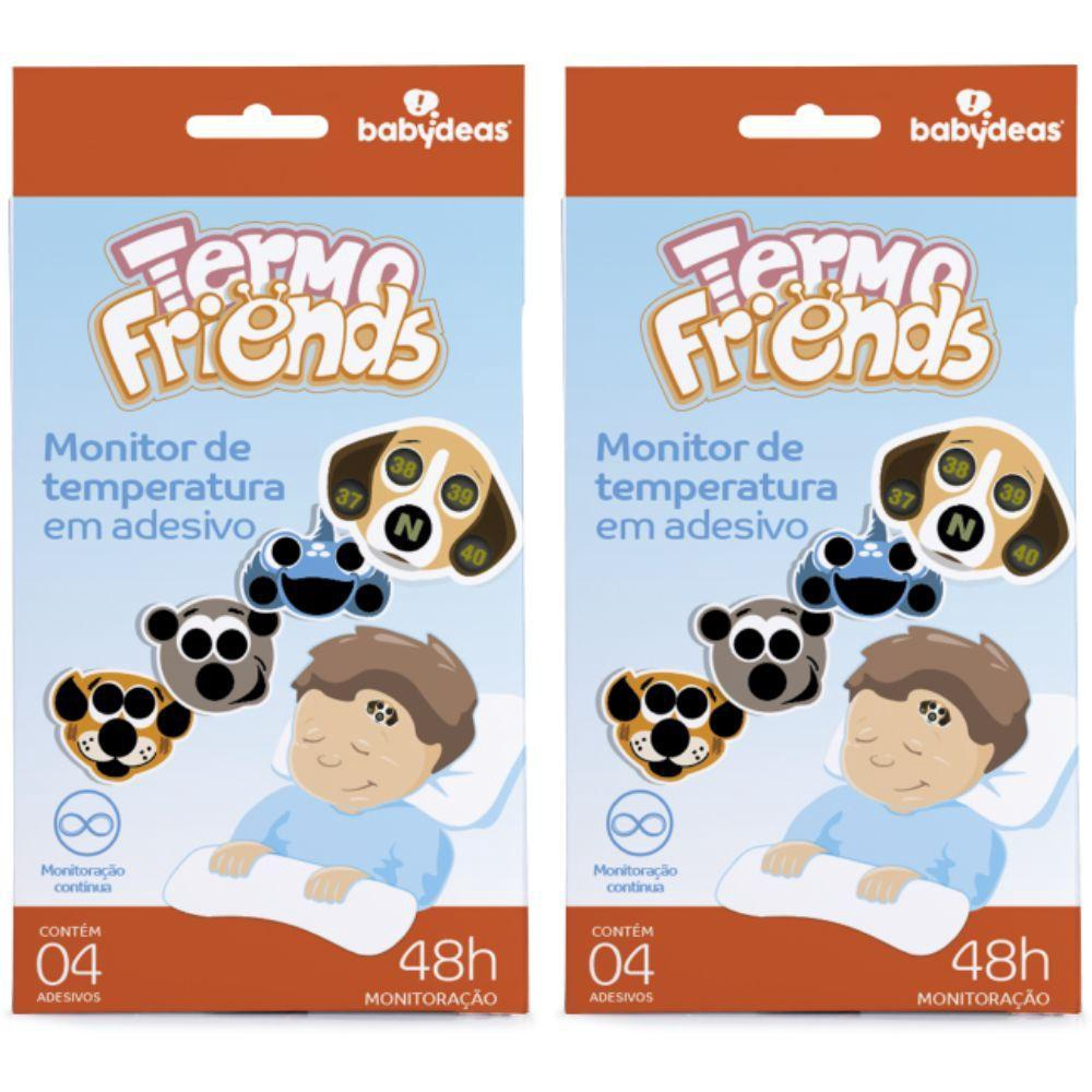 Termo Friends Monitor de Temperatura em Adesivo Babydeas com 4