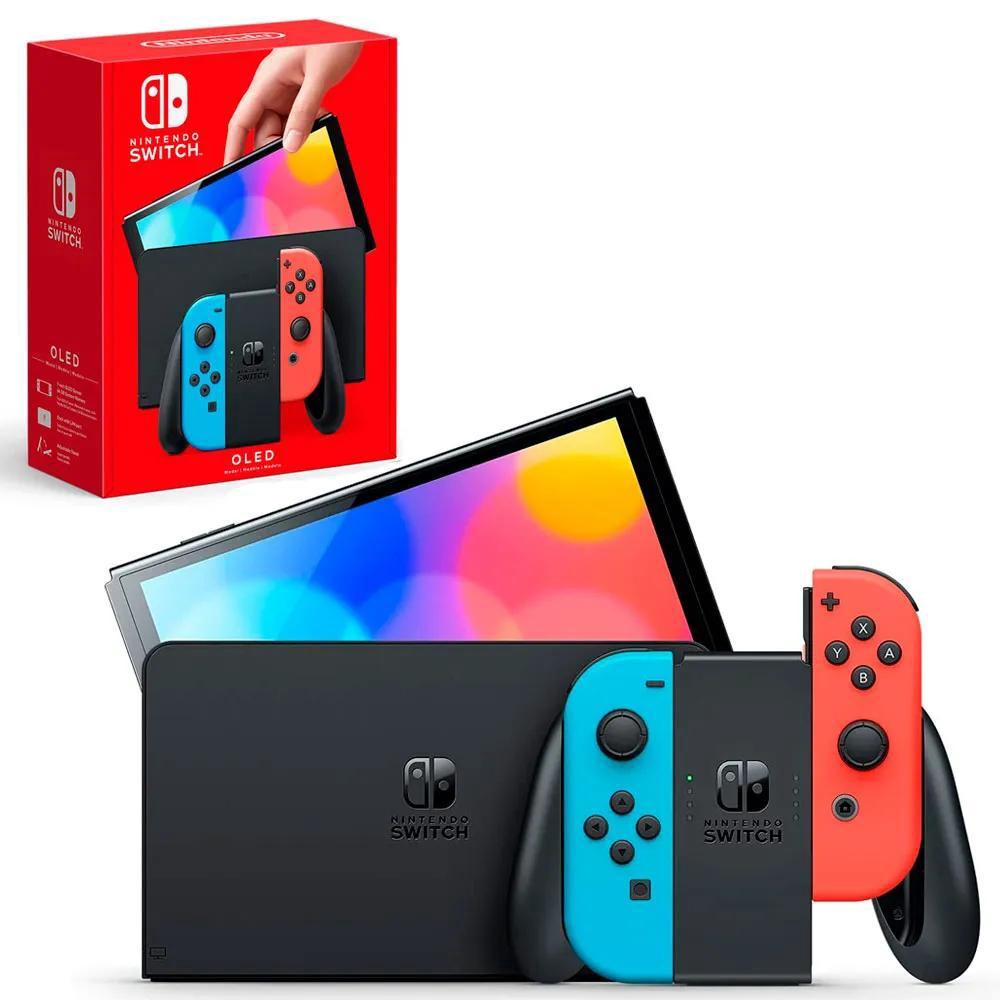 Nintendo Switch Oled Neon 64 giga (Izzy Games) - Nintendo Barato