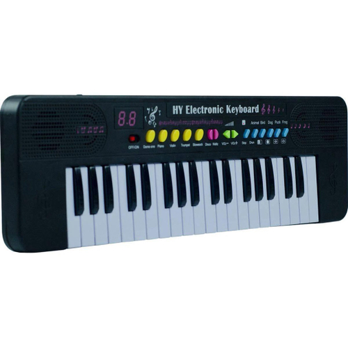 Teclado Musical Piano Infantil Com Microfone Iniciante 37 Teclas 6 Musicas  Gravadas Volume Regulável na Americanas Empresas