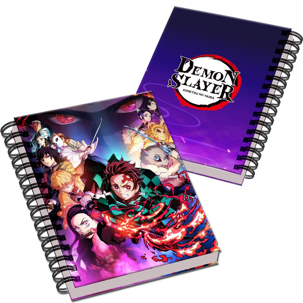 Caderno sketchbook ou anotações demon slayer 21x14cm em Promoção