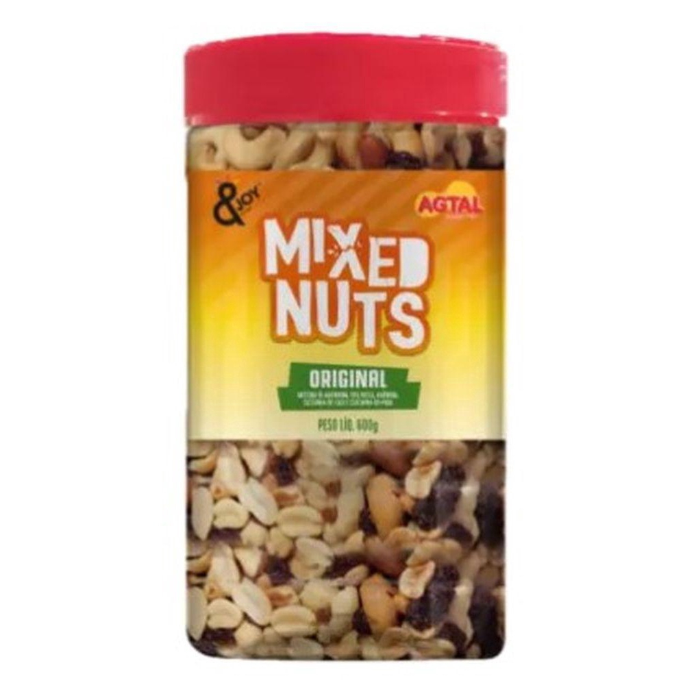 Mix De Castanhas Mixed Nuts Original Agtal Pote 600G em Promoção na