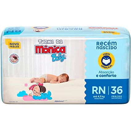 Home  Novas fraldas Turma da Mônica Baby. O melhor para o seu bebê.