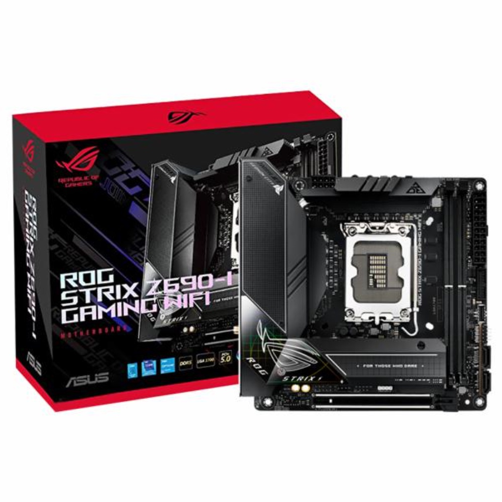 Placa Mãe asus rog Strix Z690-I Gaming Wi-Fi Socket lga 1700 / DDR5 em ...
