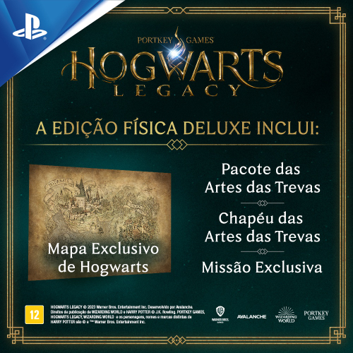 Harry Potter Hogwarts Legacy Ps4 Mídia Física em Promoção na Americanas