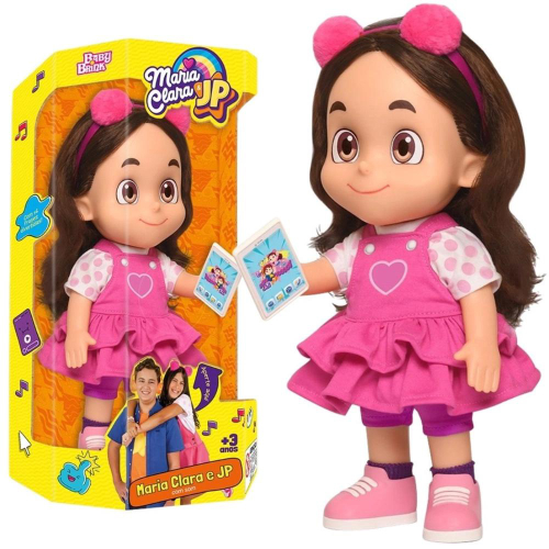 Boneca Mc Divertida Em Vinil 28 Cm Baby Brink Original