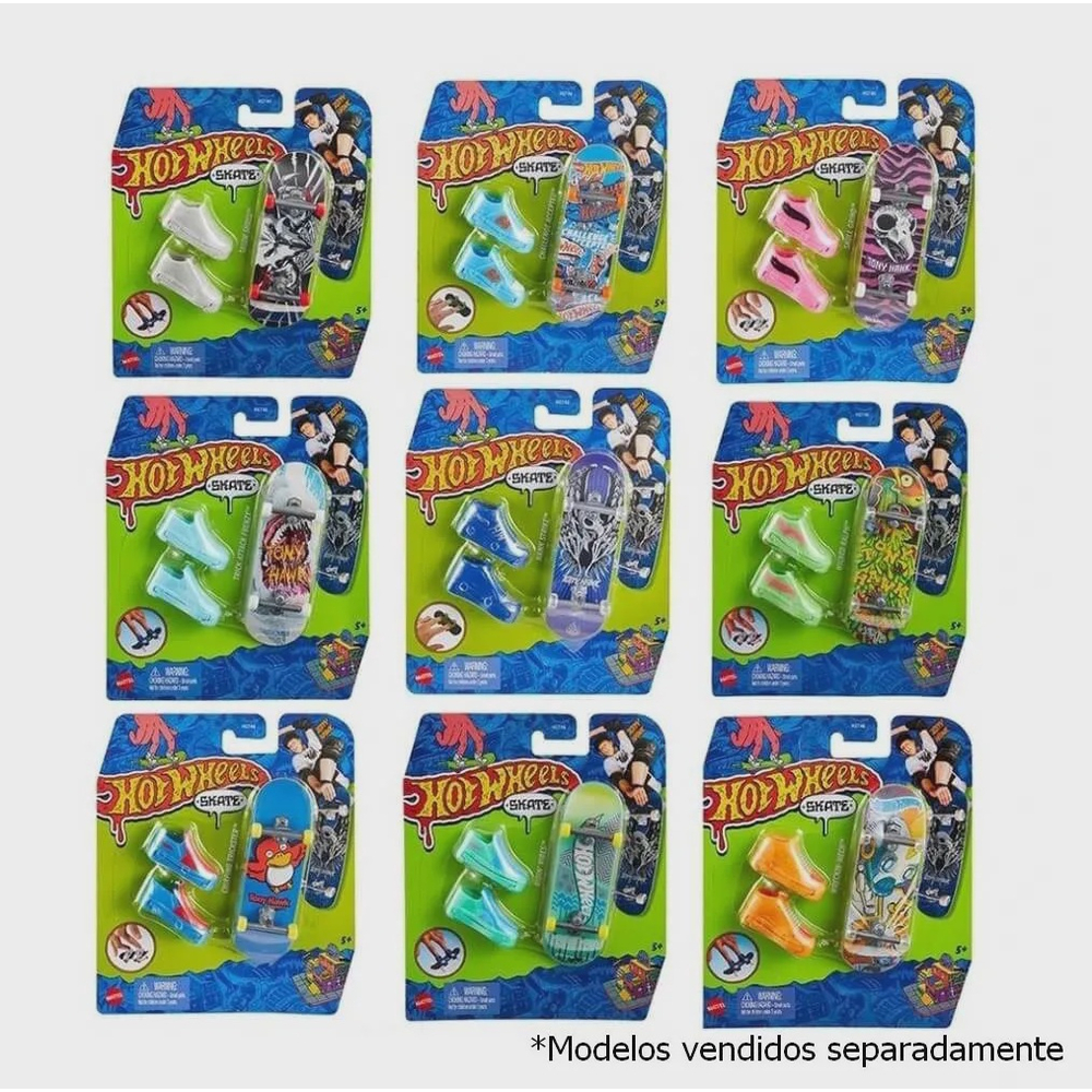 Kit Skate de Dedo Hot wheels Profissional Tenis + Brinde - Loja