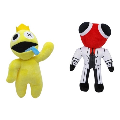 Kit Pelúcia Rainbow Friends Roblox Yellow Spider Blue Babão em