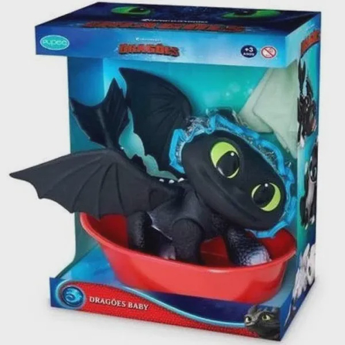 Boneco Dragon Baby Eclipse Dreamworks Vinil Resistente Como Treinar Seu  Dragão Brinquedo Infantil na Americanas Empresas