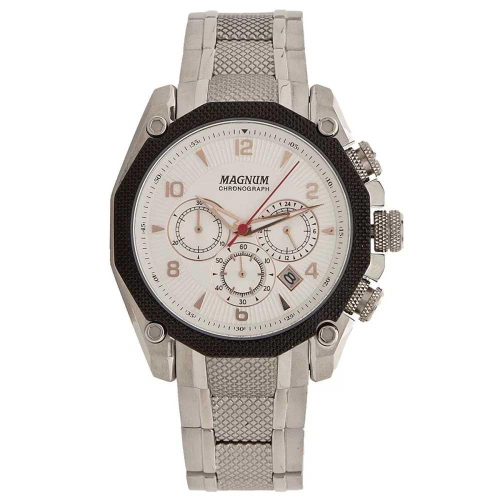 Relógio Magnum Sports Masculino MA32283Z Pulseira Prata