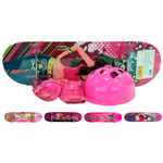 Mini Skate Infantil Menina Feminino Completo Board Rosa Kids em Promoção na  Americanas