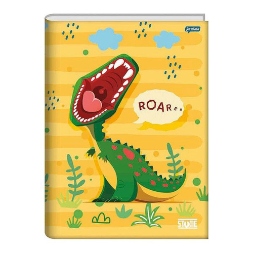 Caderno de Desenho Capa Dura Espiral A4 60 Folhas Dinossauro no Shoptime