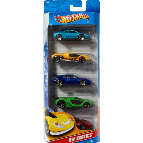 Hot Wheels kit com 5 Carrinhos. Sortido - Mattel –