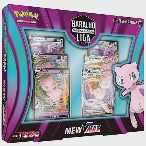 Pokémon Coleção Box de Batalha Mew VMax Batalha de Liga tcg em Promoção na  Americanas