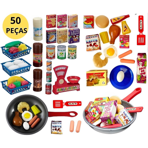 Jogo De Panelinhas Brinquedo Meninas Comidinha Kit Cozinha