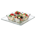 Petisqueira Tempo Libbey De Vidro Transparente 5 Pçs 7x23cm