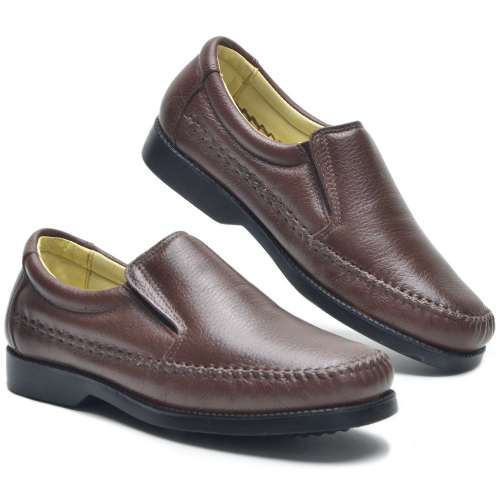 Mocassim de best sale borracha masculino