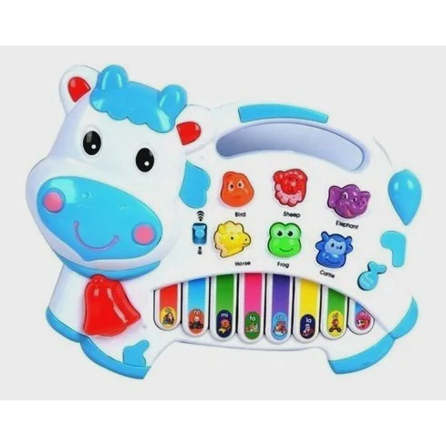 Piano Teclado Infantil Musical Bichos Fazendinha Rosa Art Brink – DreamToys